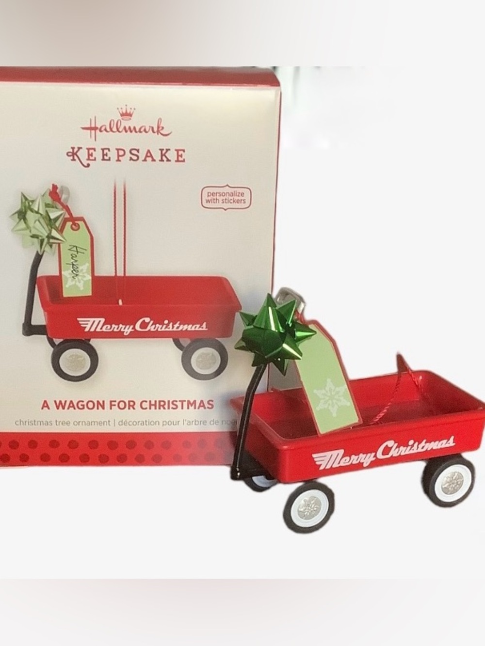 2013 Hallmark A Wagon For Christmas Ornament